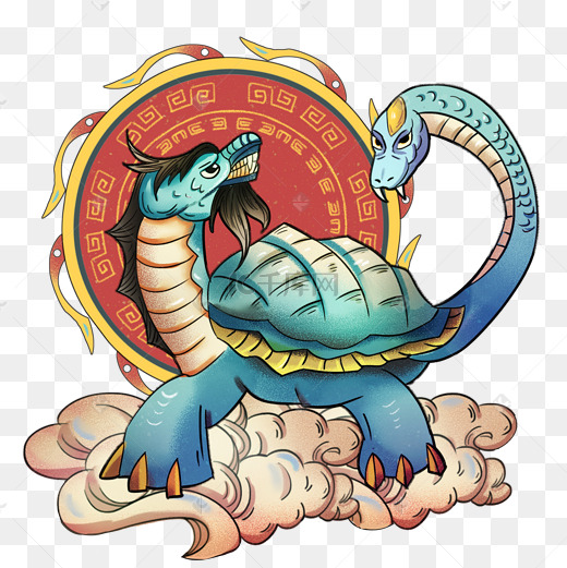 中国民间传说的上古六大神兽蛇是一种长了翅膀