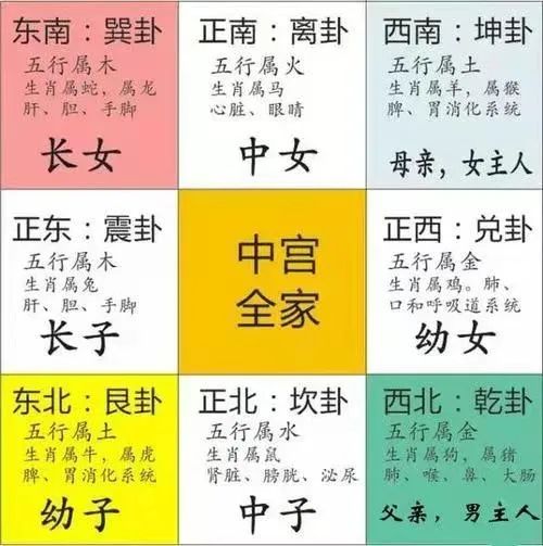 九星五行属性解析：吉凶所属及生年阴阳对人间万事的影响